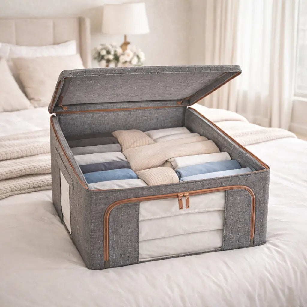 Caixa Organizadora com Visor- 66 litros