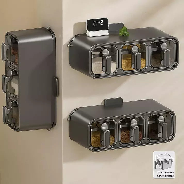 Porta-Temperos com Ventosa