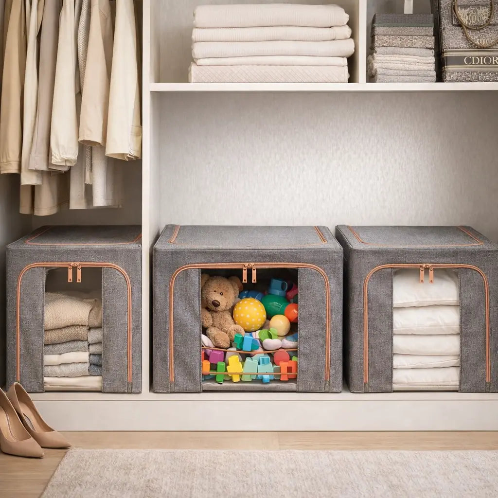 Caixa Organizadora com Visor- 66 litros