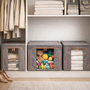 Caixa Organizadora com Visor- 66 litros