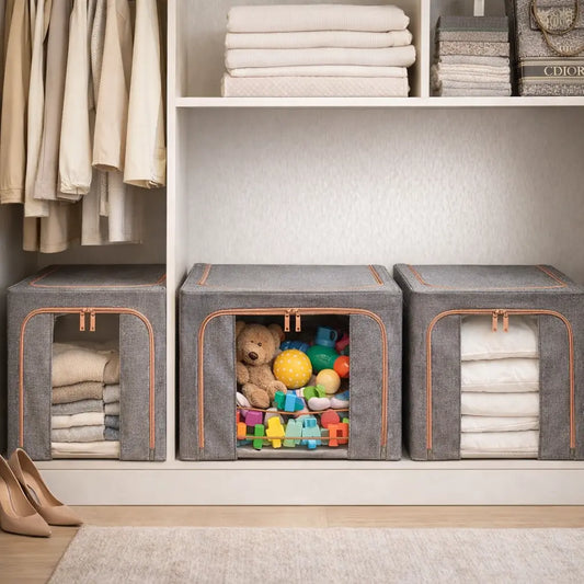 Caixa Organizadora com Visor- 66 litros