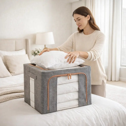 Caixa Organizadora com Visor- 66 litros