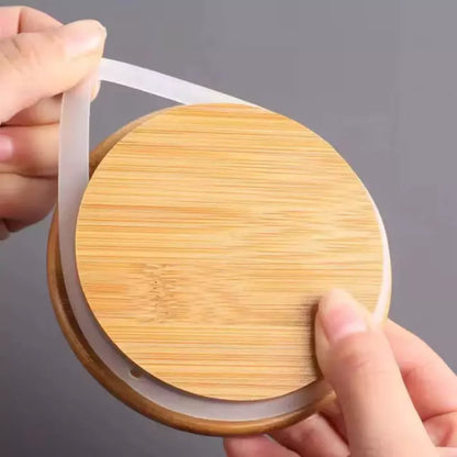 Kit Potes  Vidro Cristal Luxo