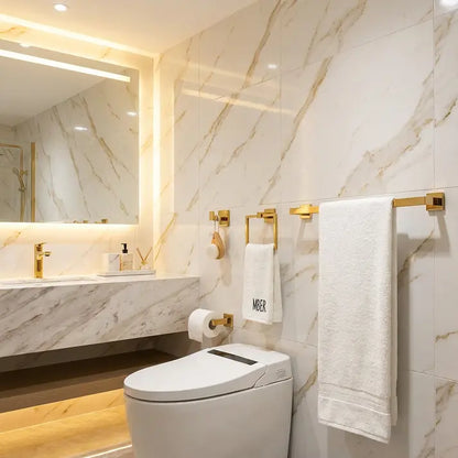 Kit Acessórios para Banheiro Luxo