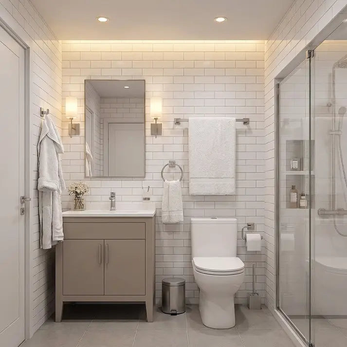 Kit Acessórios para Banheiro Luxo