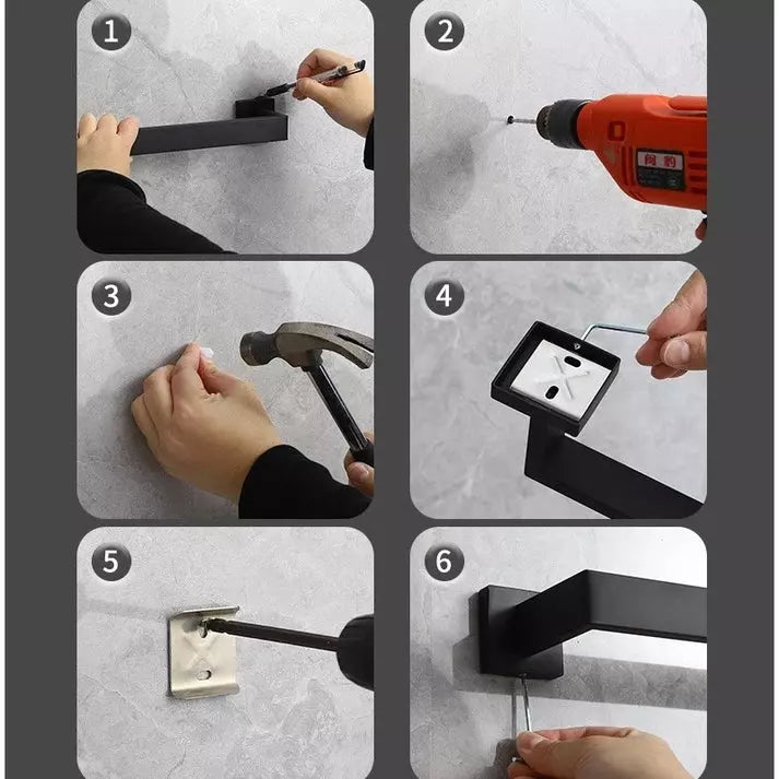 Kit Acessórios para Banheiro Luxo