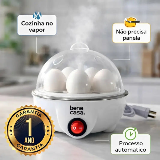 Cozedor Elétrico de Ovos em 6 Minutos - 110V ou 220V