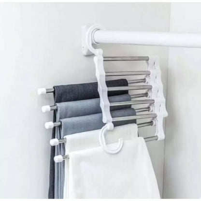 Cabides Multifuncionais em Aço Inox 5 em 1 - Kit com 2UN
