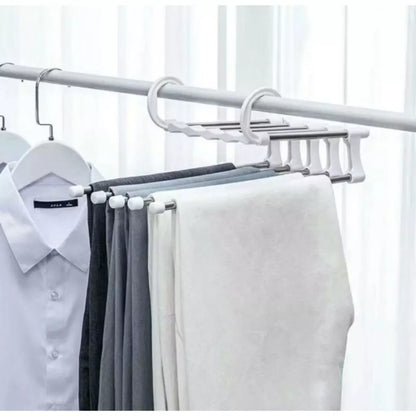 Cabides Multifuncionais em Aço Inox 5 em 1 - Kit com 2UN