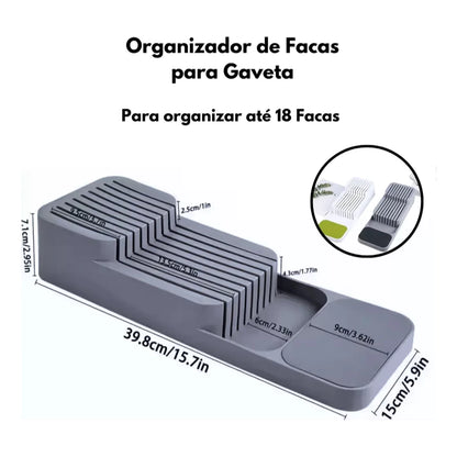 Organizador de Facas- Organização Inteligente