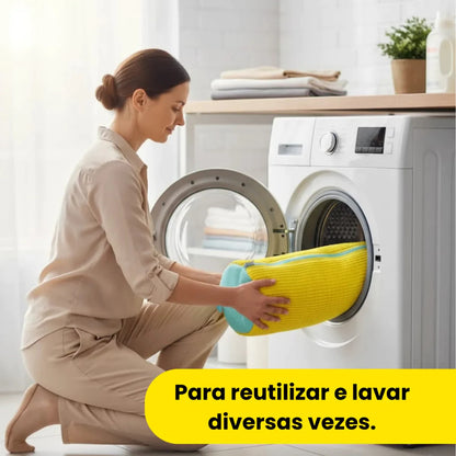 Kit 2 Sacos de Lavagem para Tênis e Sapatos – Proteção Total na Máquina