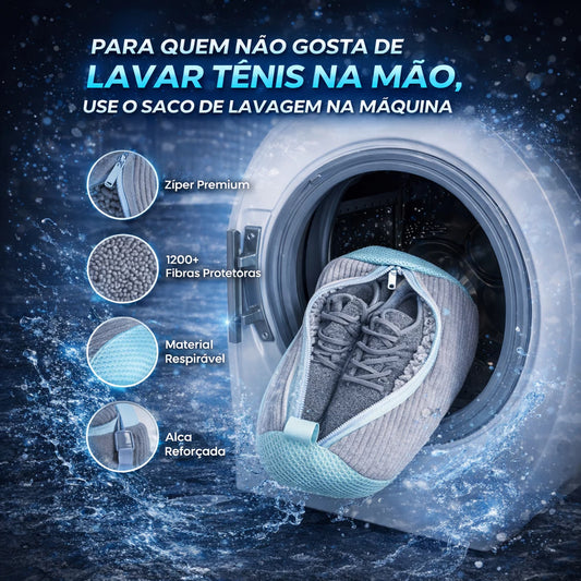 Kit 2 Sacos de Lavagem para Tênis e Sapatos – Proteção Total na Máquina