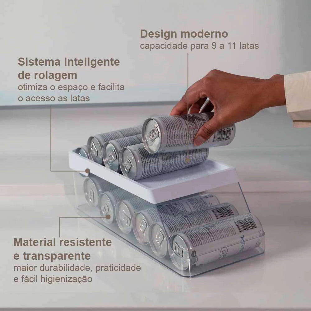 Organizador de Latas para Geladeira- Mais Espaço e Organização