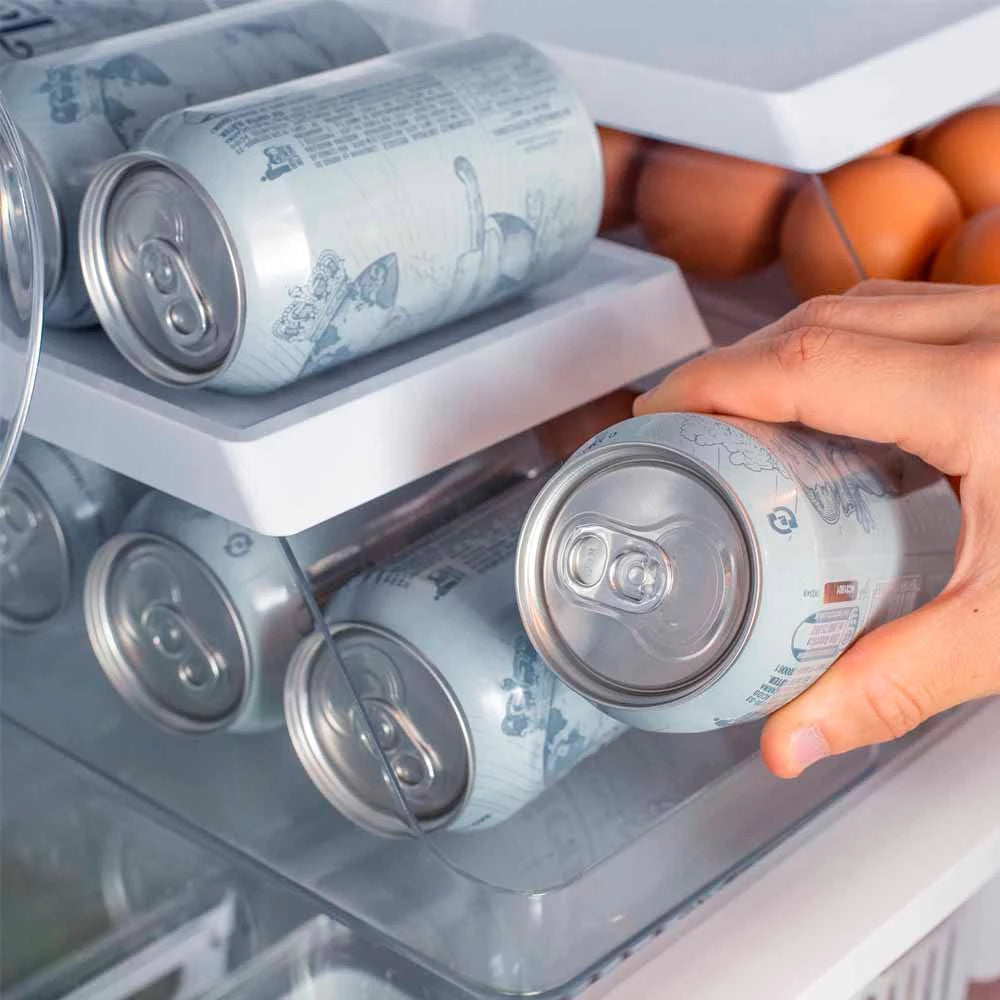 Organizador de Latas para Geladeira- Mais Espaço e Organização